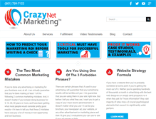 Tablet Screenshot of crazynetmarketing.com